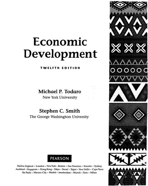 Development Twelfth Edition Michael P Todaro Stephen C Smith
