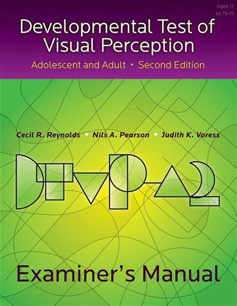Download Developmental Test Of Visual Perception Second Edition Dtvp 2 