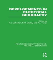 developments in electoral geography routledge lib