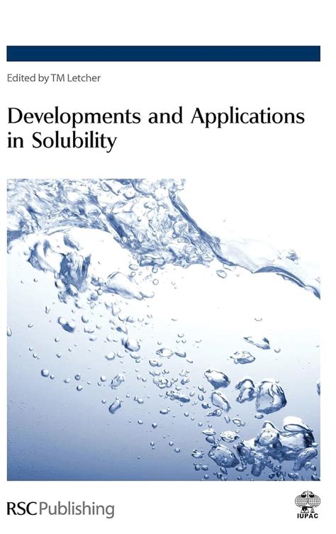 Read Developments And Applications In Solubility 