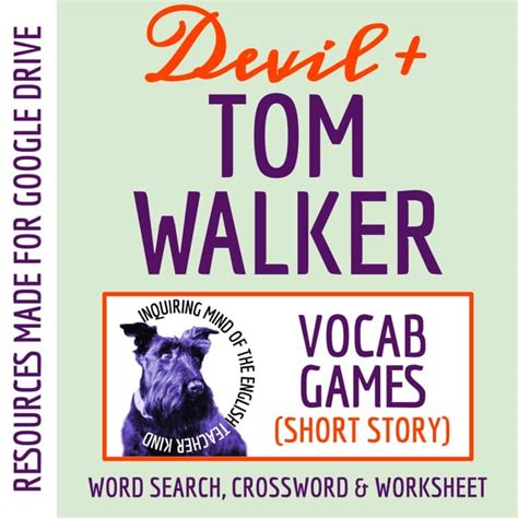 Devil And Tom Walker Vocabulary Study Answers