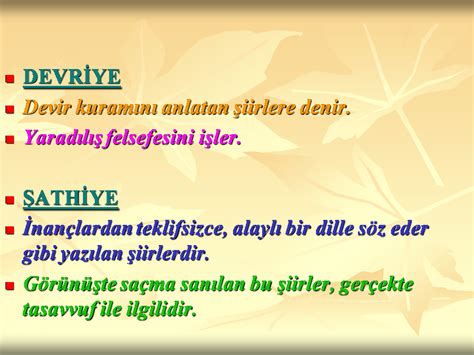 devriye nedir edebiyat