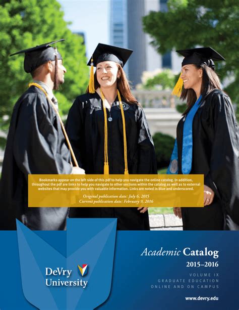 Devry University Academic Catalog