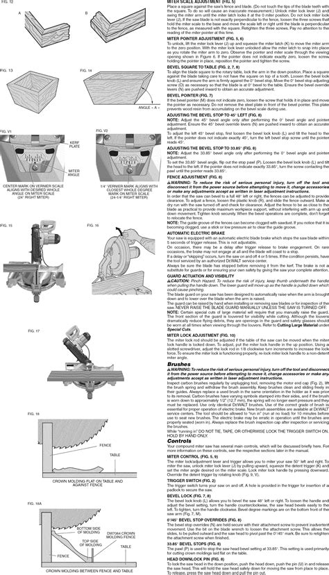 Download Dewalt Miter Saw User Guide 