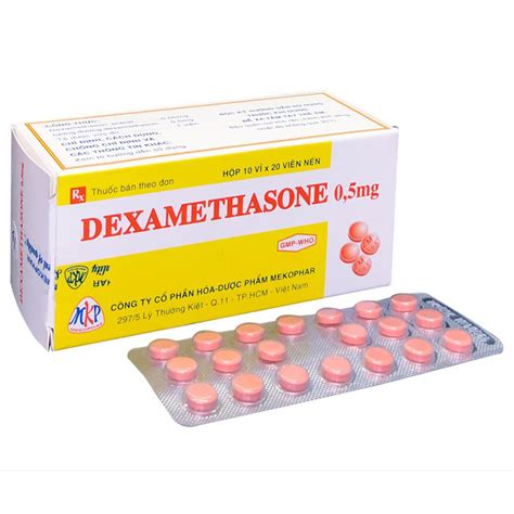 dexamethasone 0.5mg | Thuc Dexamethasone 05mg Mekophar iu tr trng