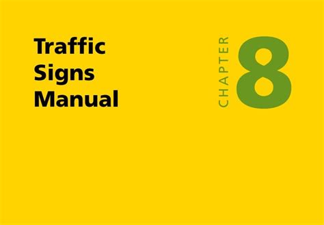 Full Download Dft Traffic Signs Manual Chapter 8 