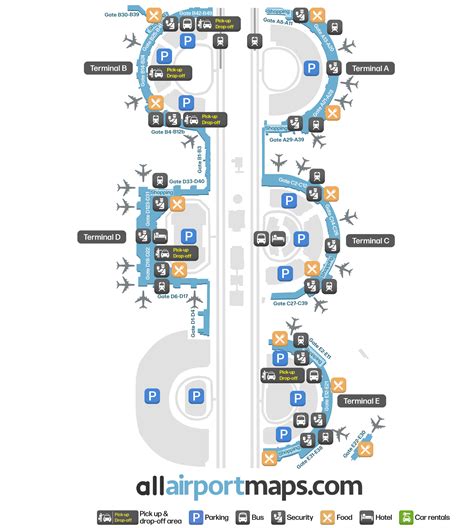 Dfw Airport Terminal Map