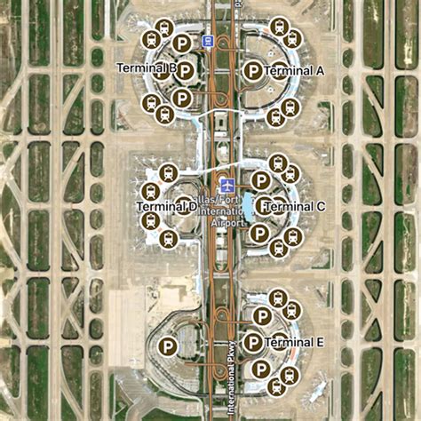 Dfw Terminal A Map