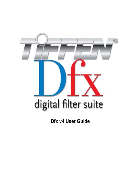 Read Dfx V4 User Guide 