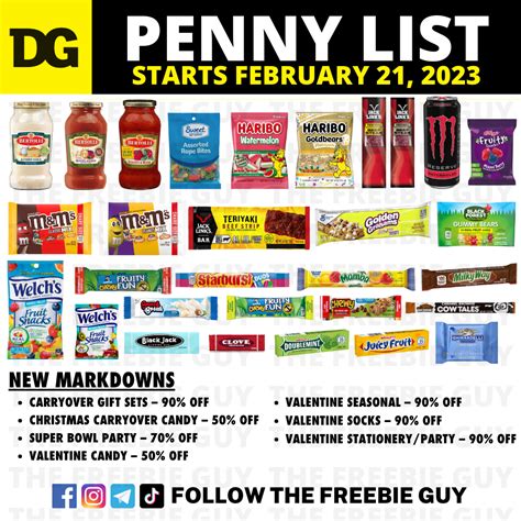 Dg Penny List