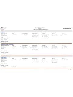 Dgc Production List