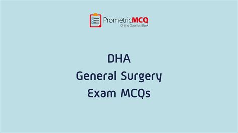 Read Dha Prometric Exam Sample Questions General Surgery 