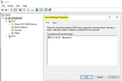 dhcp server windows
