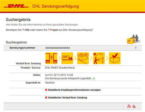 dhl sendungsverfolgung paket