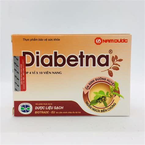 Diabetna - mua ở đâu - giá bao nhiêu tiền - Việt Nam - tiệm thuốc