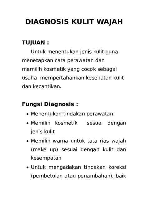 diagnosis kulit