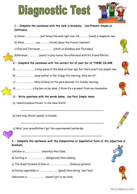Diagnostic English Test