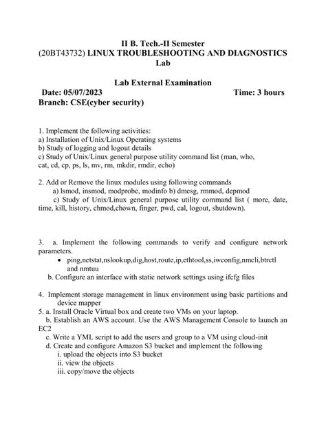 Diagnostics And Troubleshooting Exam Study