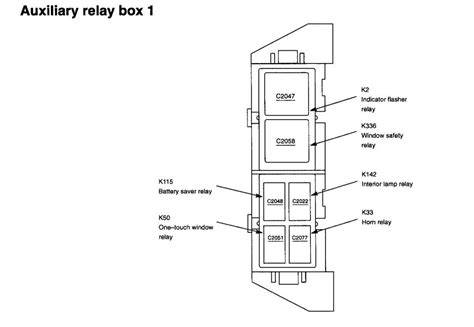 diagram for relay fuse for pajero