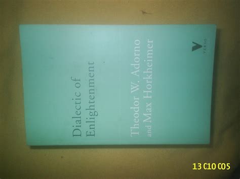 Dialectic Of Enlightenment Verso Classics