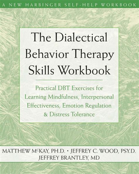 Full Download Dialectical Behavior Therapy Skills Workbook Free Download 