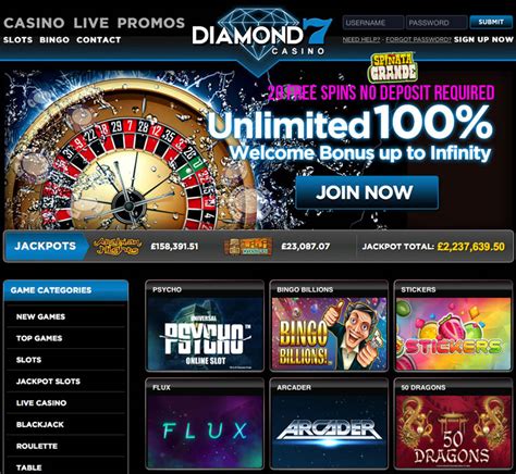 diamond 7 casino free spins acpo canada