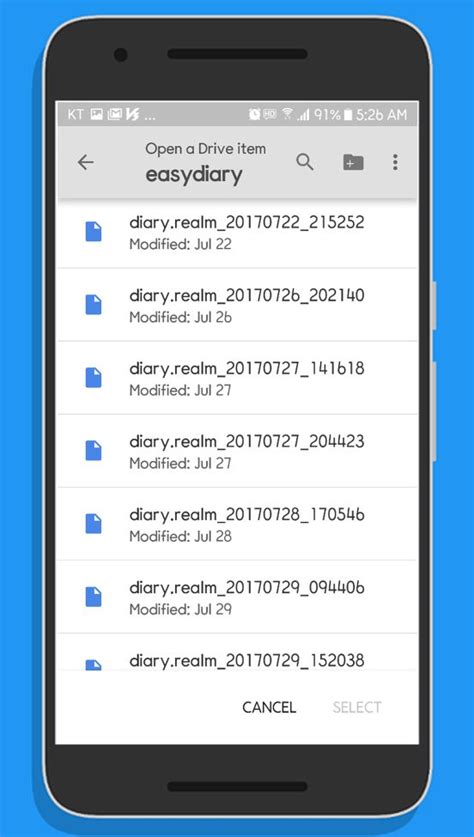 diary android app source code