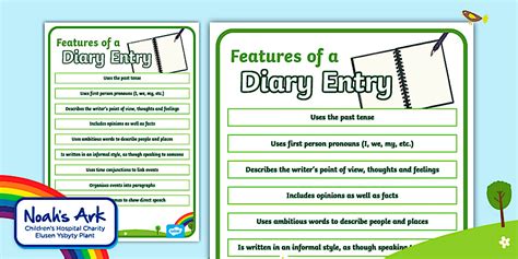 Diary Entry Example Ks
