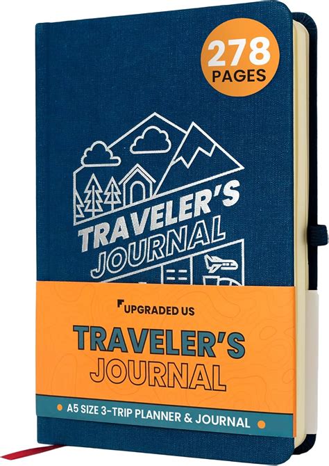 Diary For 4 Trips, With Checklists, Itinerary And More [ Softback * Large (8” X 10”) * American Roadtrip ] ( Travel Gifts)