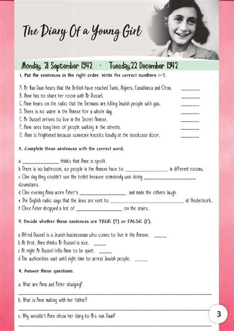 Download Diary Of Anne Frank Test Questions Pearson 