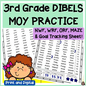 Dibels Practice Sheets 3rd Grade
