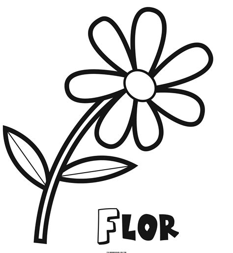 Dibujo de una flor para imprimir: ¡Descarga y colorea tu diseño favorito ahora!