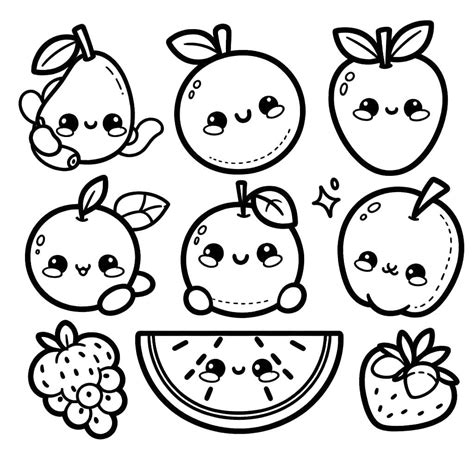 Dibujos De Frutas