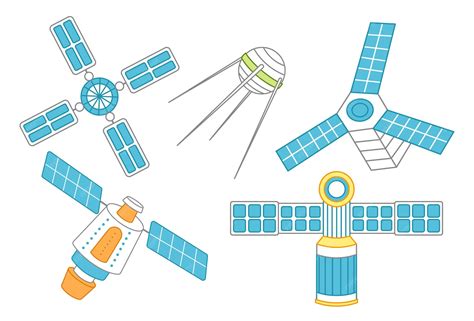 Dibujos Satelites Artificiales