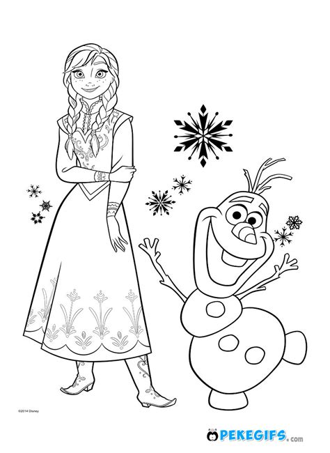 Dibujos de Frozen para Colorear e Imprimir: ¡Descarga Gratis Hoy!