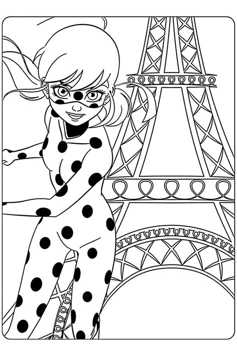 Dibujos de Ladybug para colorear: ¡Diviértete pintando a tu heroína favorita!