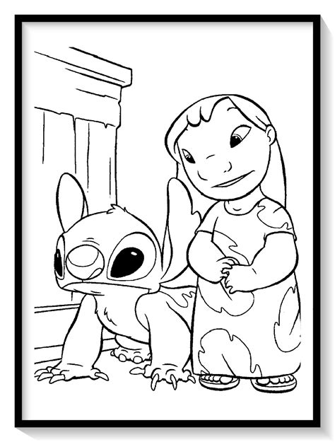 Dibujos de Lilo y Stitch para colorear: ¡Diviértete con tus personajes favoritos!