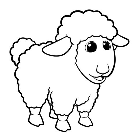 ¡Dibujos de ovejas para colorear: desata la creatividad de tus pequeños!