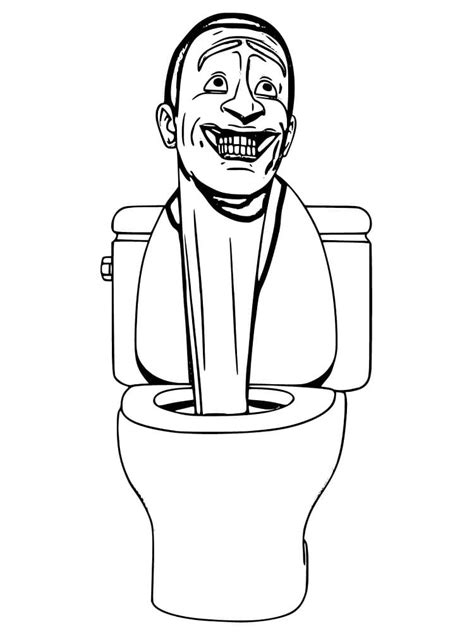 Dibujos de Skibidi Toilet para Colorear: ¡Da vida a este divertido personaje!