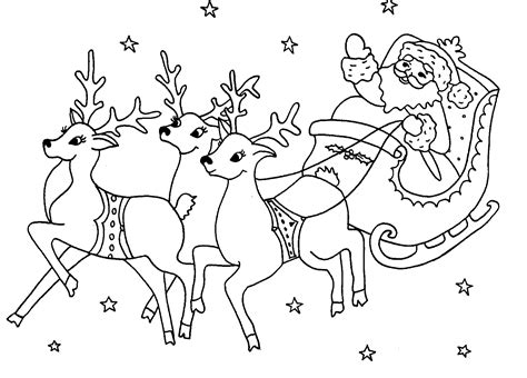 ¡Dibujos de trineos de Papá Noel para colorear: la magia navideña al alcance de los niños!