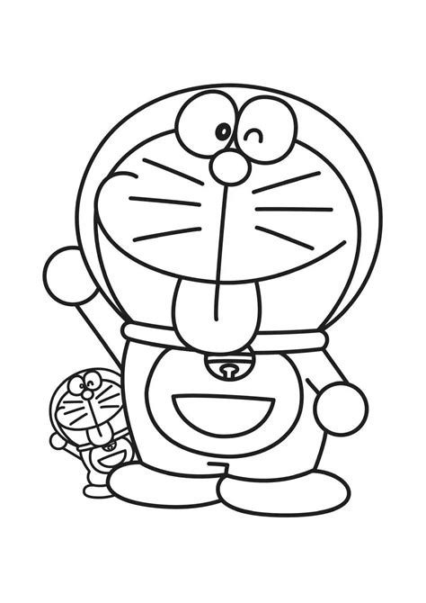Dibujos para colorear de Doraemon: ¡diviértete coloreando al gato cósmico!