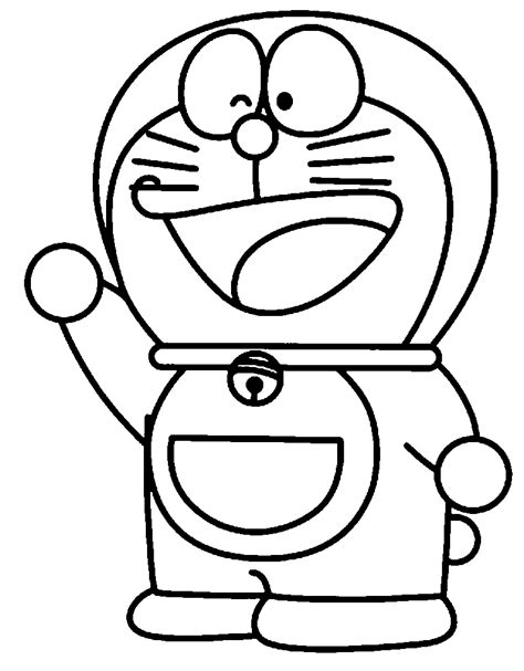 Dibujos para colorear de Doraemon para descargar gratis