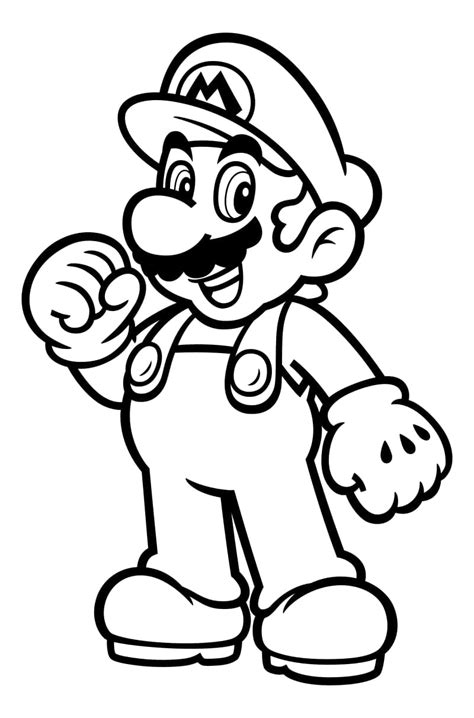 ¡Dibujos para colorear de Mario Bros gratis para imprimir y pintar!