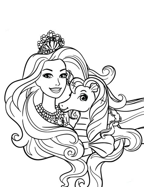 Dibujos para colorear de muñecas: Imprime y colorea hermosas princesas