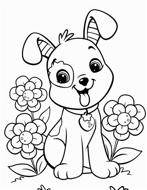 ¡Dibujos para colorear de perritos adorables! Gratis para descargar e imprimir