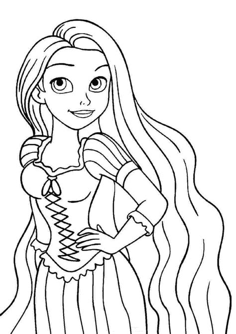 Dibujos para colorear de Rapunzel