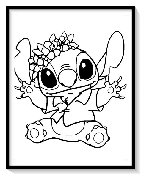 ¡Dibujos para colorear de Stitch gratis para niños!