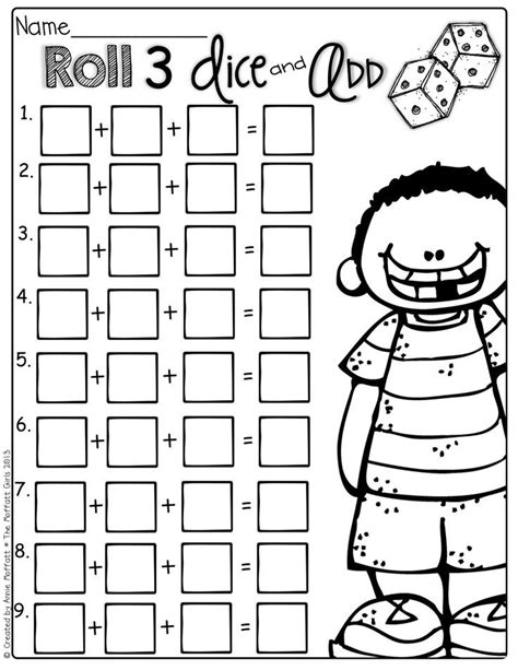 Dice Math Worksheet 1st Grade   Dice Worksheets Free Printable Worksheets Worksheetfun - Dice Math Worksheet 1st Grade