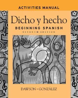 Read Dicho Y Hecho Beginning Spanish 9Th Edition Rar Pdf Download 