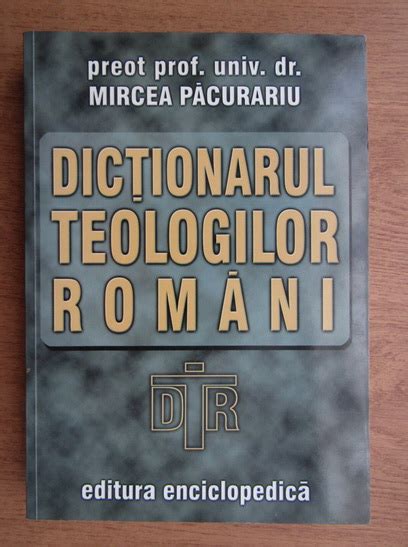 dictionarul teologilor romani pdf